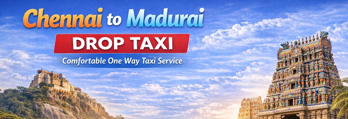 Chennai to Madurai Drop Taxi